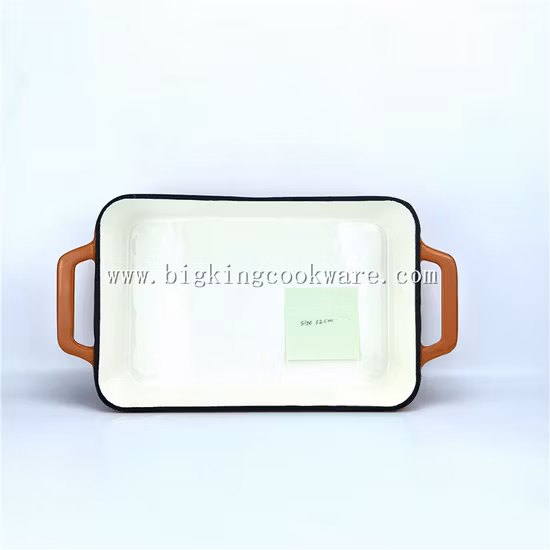 ホーロー鋳鉄角型ロースター