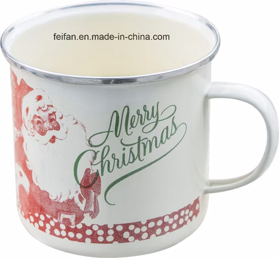 日常生活のための熱い販売の漫画の装飾エナメルマグカップ/カップ